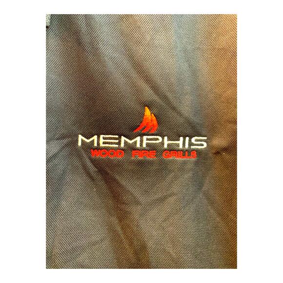 Port Authority Mens Shirt Polo XL Causal Black Memphis Wood Pellet Grill Logo - Picture 2 of 11